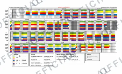 Elk Grove Unified School District USD 2026-27 calendar