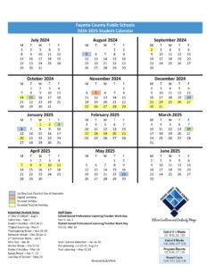 fayette county public schools calendar