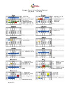 Douglas County GA Schools Calendar 25-26