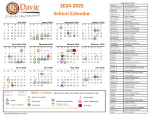 Davie County Schools Calendar 24-25
