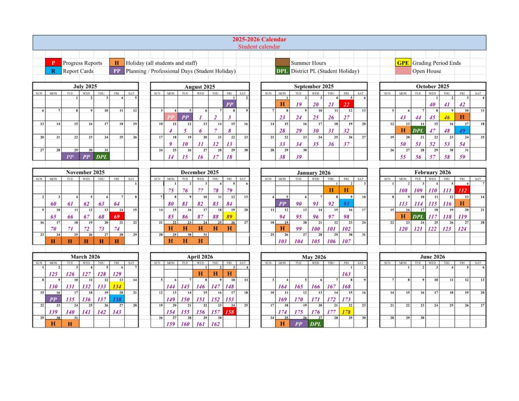 Jasper county ga school calendar 25-26