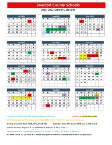 beaufort county schools calendar 25-26