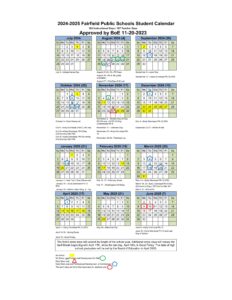 fairfield county schools calendar 24-25