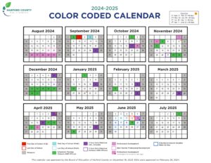 Harford County ct schools calendar 24-25