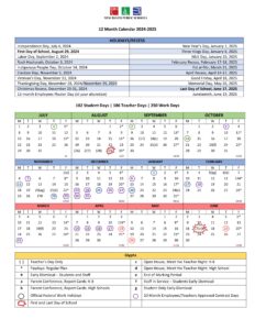 New Haven Public Schools Calendar 24-25