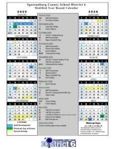 spartanburg county sc school calendar