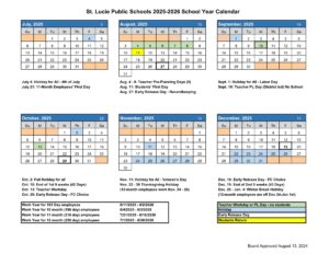 st lucie public schools calendar 25-26
