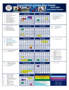 Indian river county schools calendar 25-26