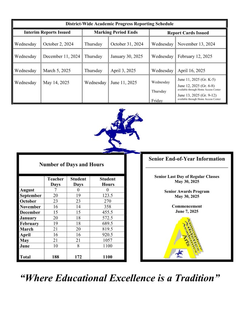 Caesar Rodney District Calendar 24-25