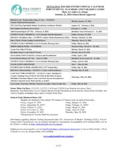Polk county fl schools calendar 25-26