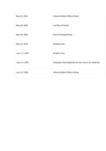 Duval county schools calendar 25-26