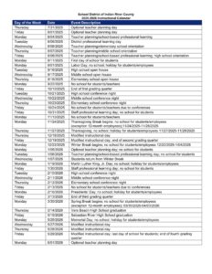 Indian river county schools calendar 25-26