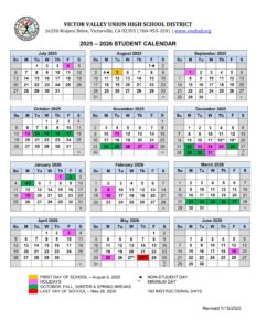 Victor Valley union high school district 25-26 [PDF]