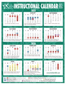 keller isd schools calendar 25-26
