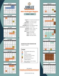 jubilee academies calendar RGV Harlingen Region