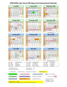 LTISD School Calendar 25-26