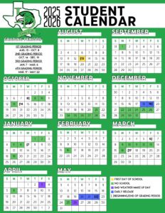 LAKE DALLAS ISD SCHOOL CALENDAR 25-26