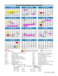 Needville ISD School Calendar 24-25