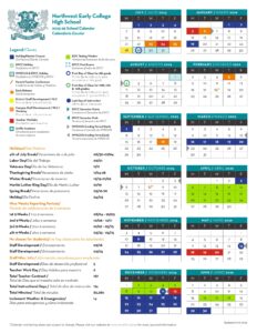2025-2026 NWECHS School Calendar