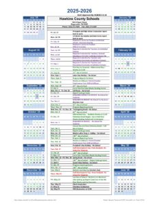 hawkins county schools calendar 25-26