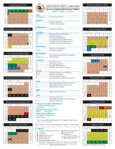 SOCORRO ISD SCHOOL CALENDAR 24-25