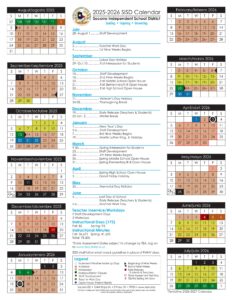SOCORRO ISD SCHOOL CALENDAR 25-26