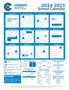 CONROE ISD SCHOOL CALENDAR 24-25
