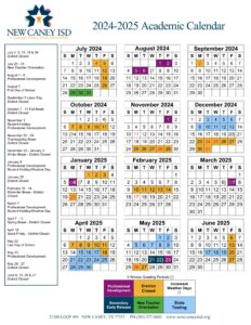 NEW CANEY ISD SCHOOL CALENDAR 24-25