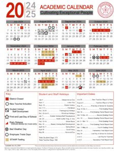 SPLENDORA ISD SCHOOL CALENDAR 24-25