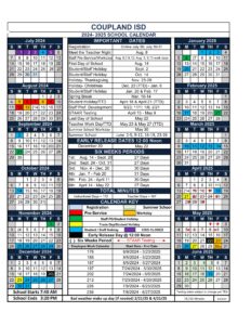 FISD FLORENCE SCHOOL CALENDAR 24-25