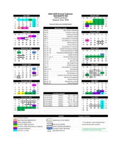 BANQUETE ISD SCHOOL CALENDAR 24-25