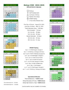 Bishop CISD School Calendar 24-25 [PDF]