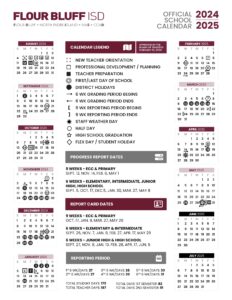 FLOUR BLUFF ISD SCHOOL CALENDAR 24-25