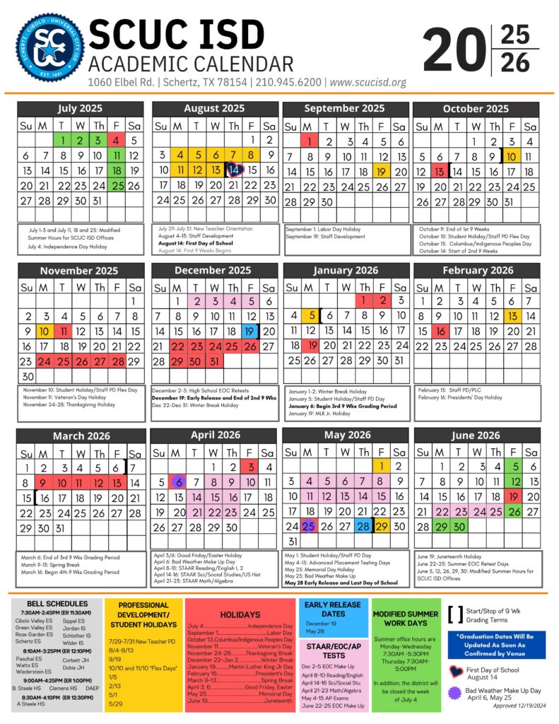 scuc isd school calendar 25-26
