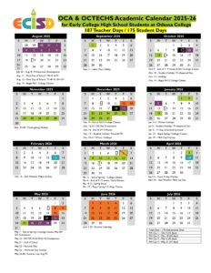 ector county ISD School calendar 25-26
