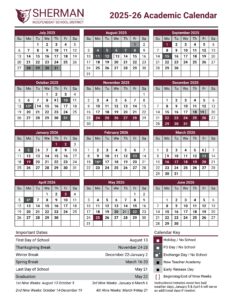 sherman isd school calendar 25-26