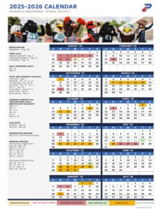 pisd schools calendar 25-26