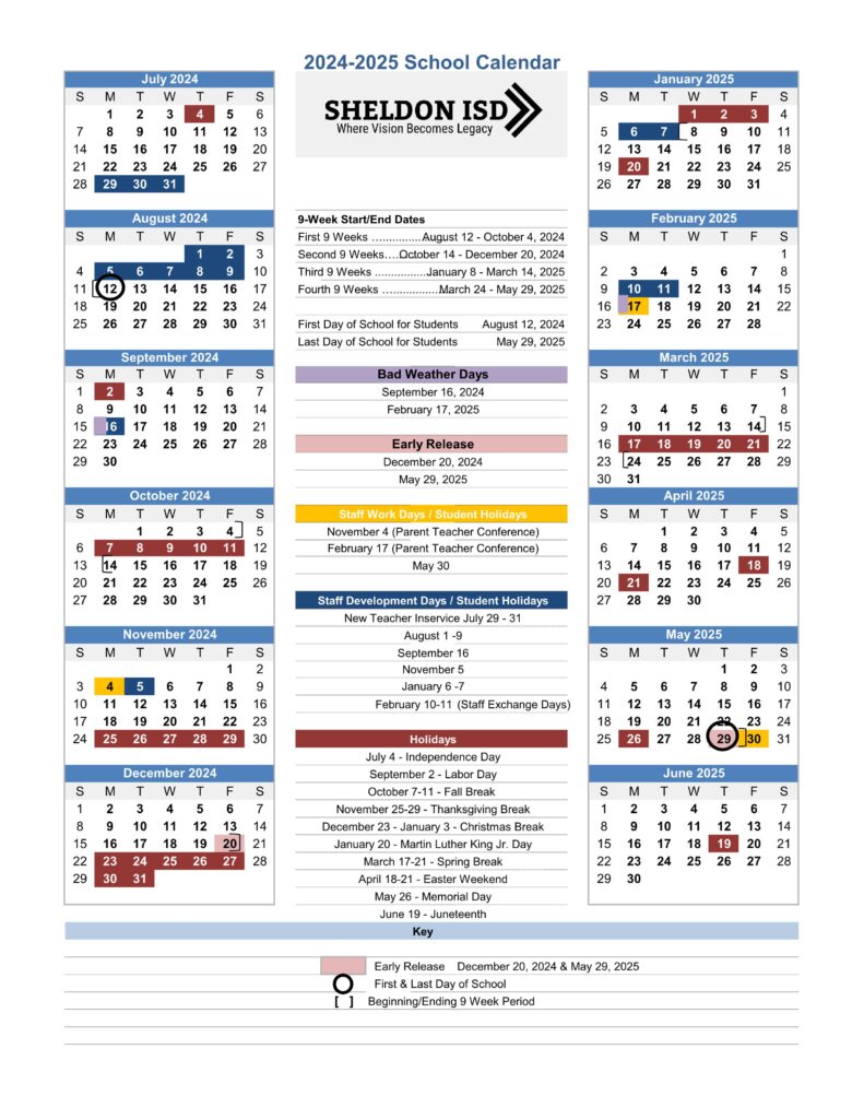 SHELDON ISD SCHOOLS
