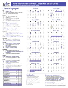 katy isd calendar 24-25