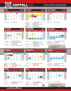 coppell isd schools calendar 24-25