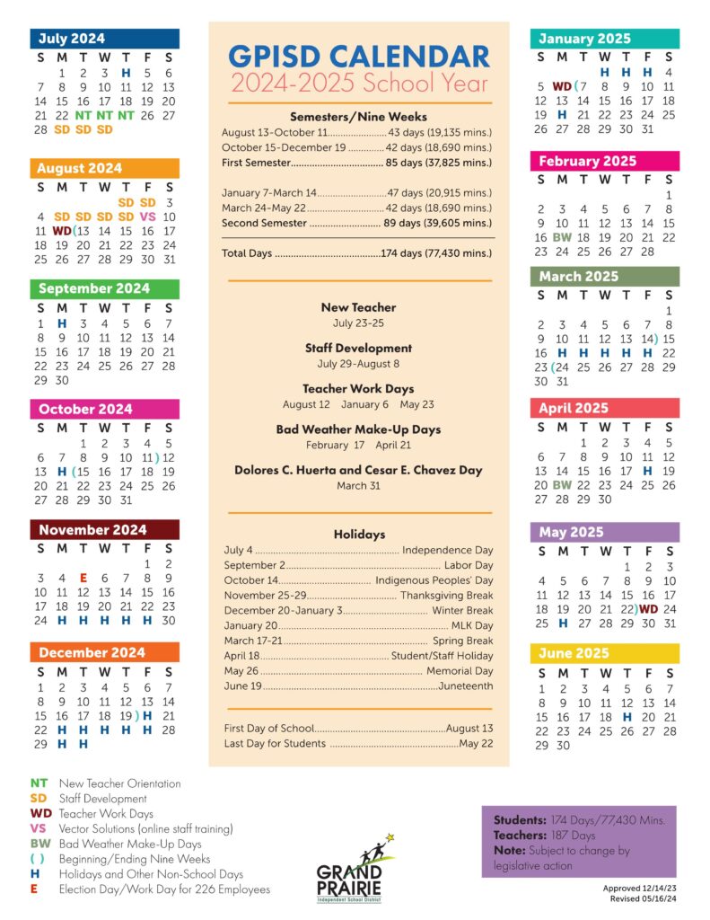 Grand Prairie Independent School District 24-25