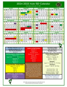 AZLE ISD SCHOOL CALENDAR 24-25