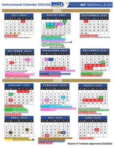 bisd school district calendar 24-25