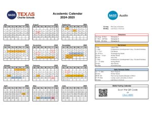 BASIS TEXAS SCHOOL CALENDAR 24-25
