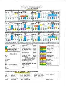 Chawanakee Unified USD Calendar