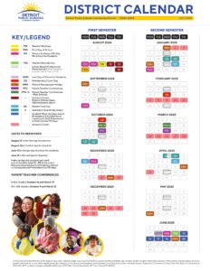 Detroit Public Schools Community District Calendar 24-25