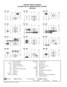 Golden Valley Unified School 25-26