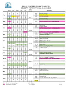 HUENEME ELEMENTARY SCHOOL DISTRICT calendar 25-26