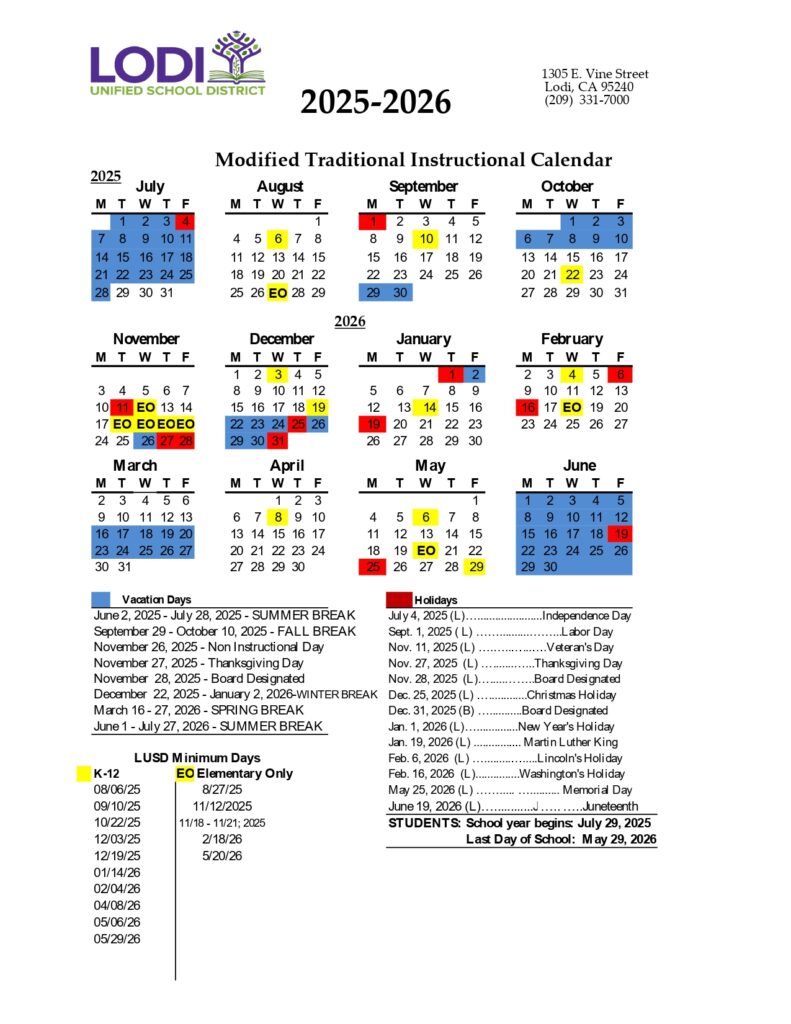LODI UNIFIED SCHOOL DISTRICT
