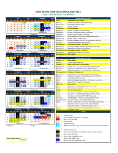 Lake Tahoe School District 25-26